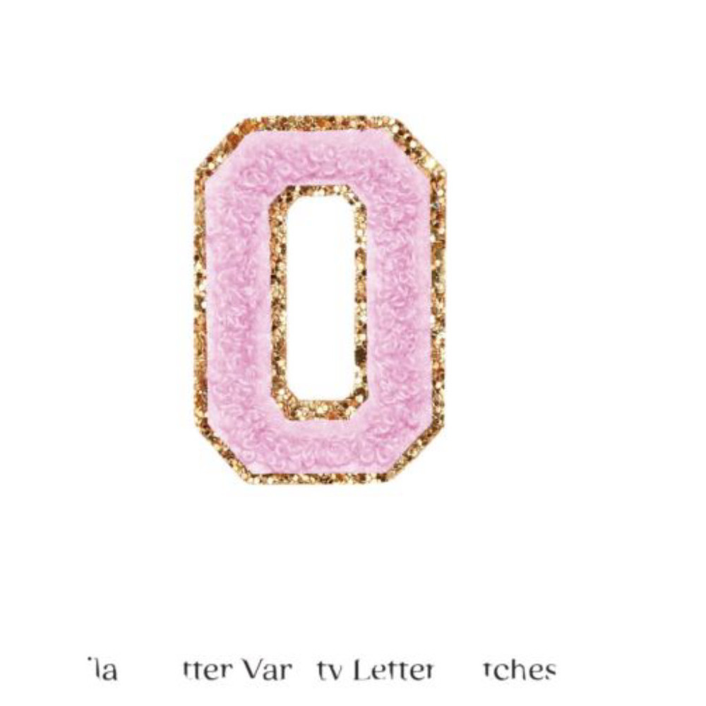 $16 Stoney Clover Lane Women's Sticker Patch - varsity Glitter Lilac “O”